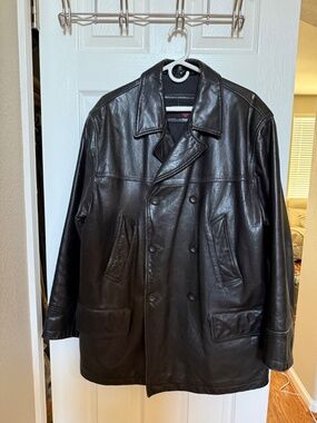 Men's Hidesign Leather Coat